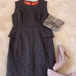 T Tahari peplum dress